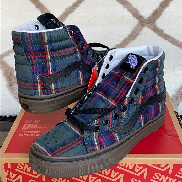 VANS SK8-Hi REISSUE TARTAN GUM BLACK/CLASSIC WMNS - Picture 5 of 16